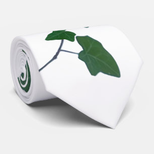 Corbata Clásica acuarela de marfil verde inglés