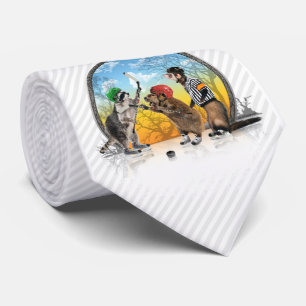 Corbata clásica de criba de hockey