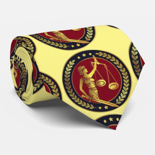 Corbata clásica de regalo para abogado (Enrollado)