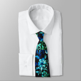 Corbata clásica verde y azul marino para hombre –