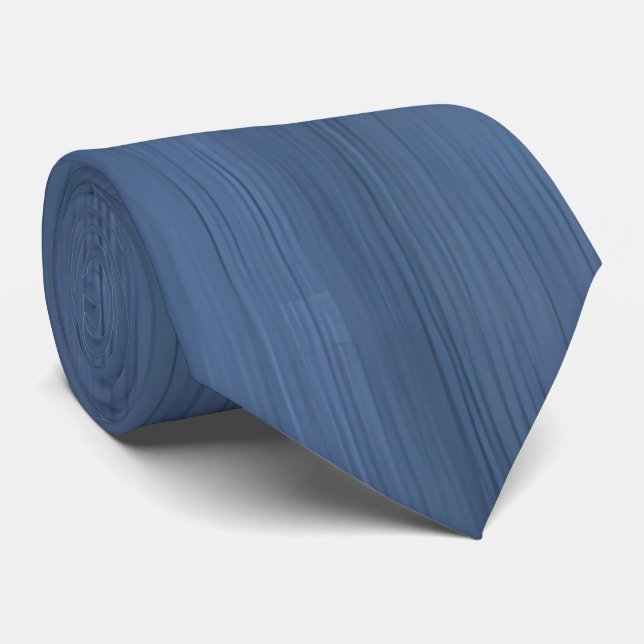 Corbata Clásico Blue Denim Stripe Necpe Tira (Enrollado)