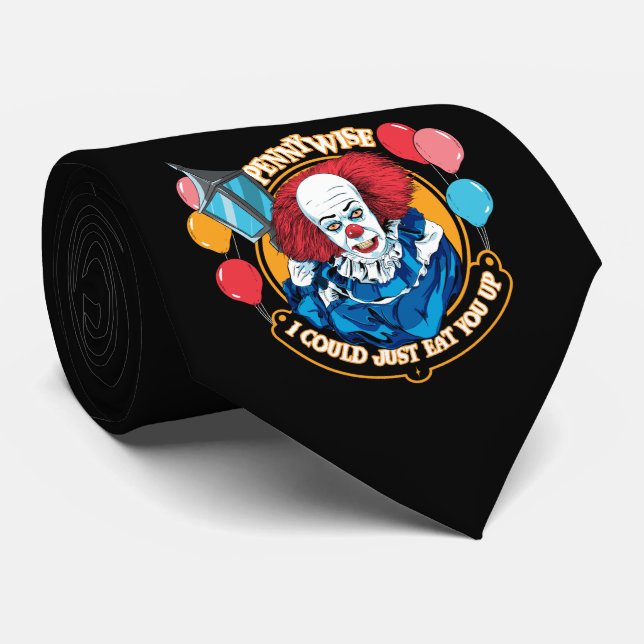Corbata Clásico De Pennywise - Podría Comerte. (Enrollado)