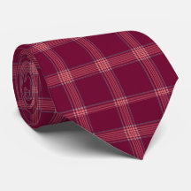Classic Burgundy Tartan Plaid Gift