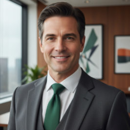 Corbata Classic Forest Green Solid