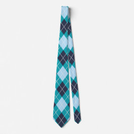 Corbata Classic Green White Black Pattern Neck Tie