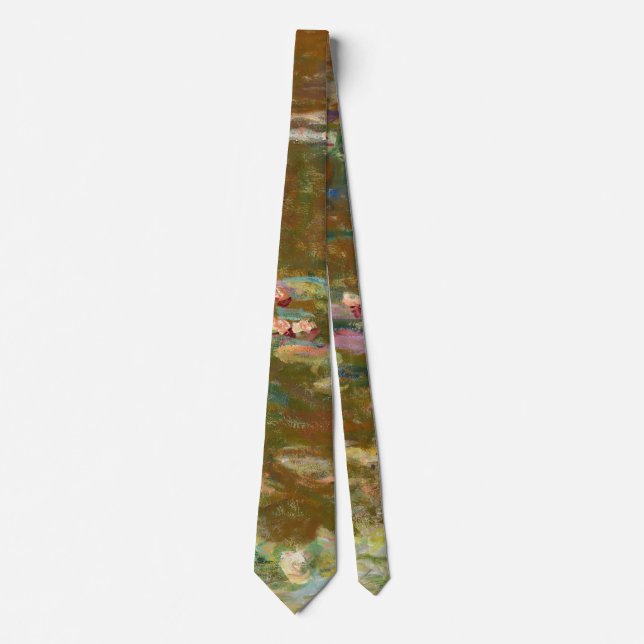 Corbata Claude Monet - Estanque de Nenúfares 1917 (Anverso)