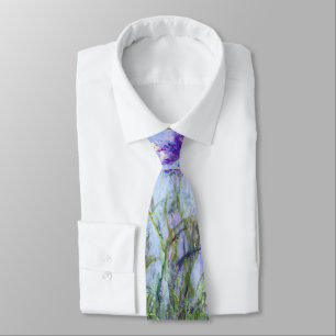 Corbata Claude Monet - Lilac Irises / Iris Mauves