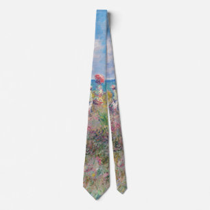 Corbata Claude Monet - Paseo por el acantilado en Pourvill