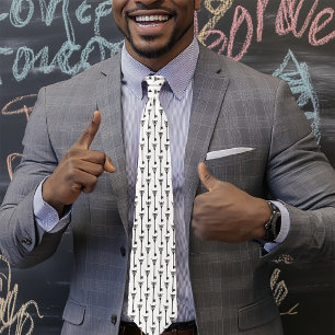 Corbata Clave de esqueleto de búho tribal