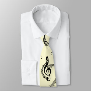 Corbata Climactic G Clef Yellpw