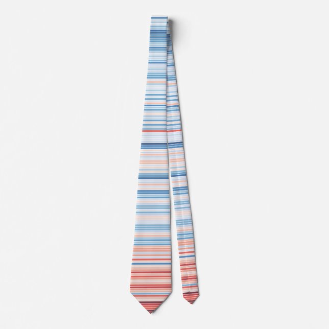 Corbata Climate Stripes Krawatte Deutschland 1881-2019 (Anverso)