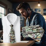 Corbata Close-up scene of birch log stumps, rustic charm<br><div class="desc">Close-up scene of birch log stumps stacked. Give a rugged,  rustic charm,  natural tableau of woodland. Beautiful farmhouse rustic style! Great gift for him. Photography,  natural colors.</div>