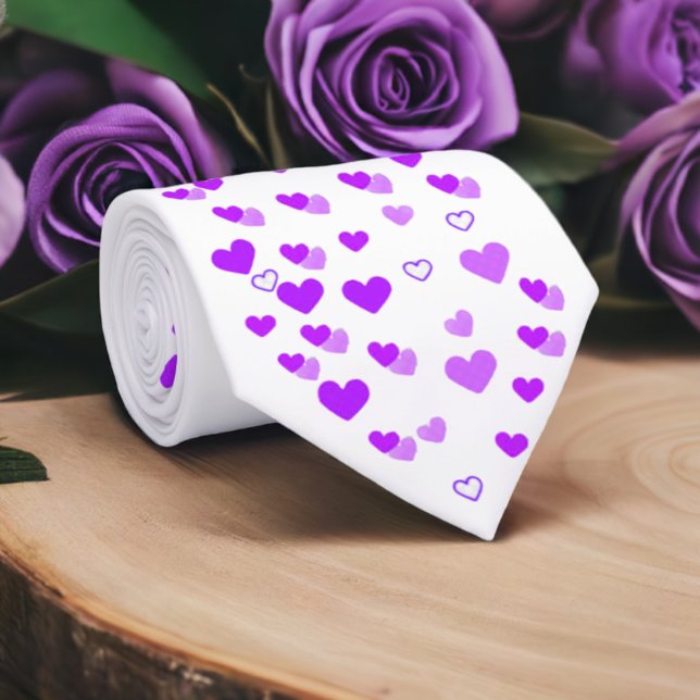 Corbata Clúster de Corazón Púrpura (Subido por el creador)