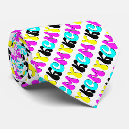 Corbata CMYK Funky Retro