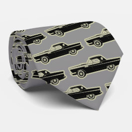 Corbata Coche de oro negro elegante y elegante