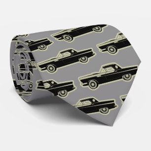 Corbata Coche de oro negro elegante y elegante