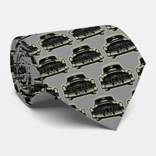 Corbata Coche de oro negro elegante y elegante