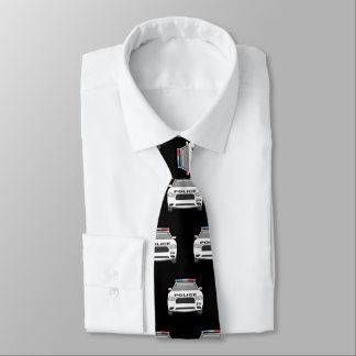 Corbata Coche policial 911, traje para hombres