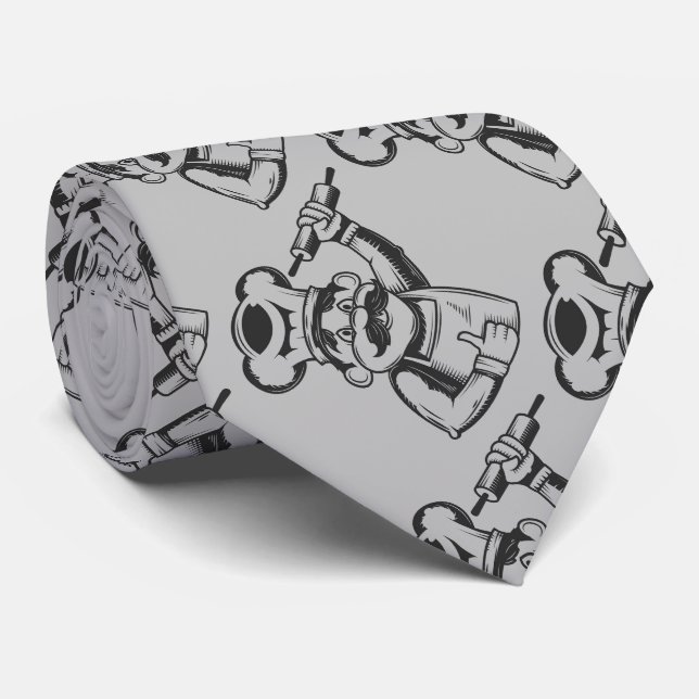 Corbata Cocina de carne vintage (Enrollado)