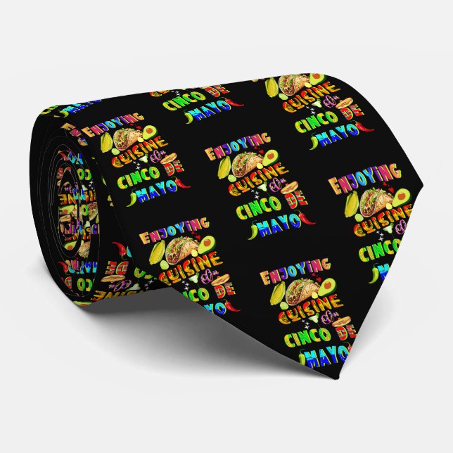Corbata Cocina De Cinco De Mayo (Enrollado)