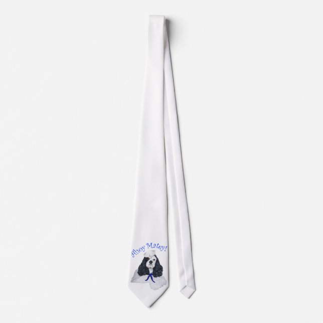 Corbata Cocker Spaniel Americano Marinero (Anverso)