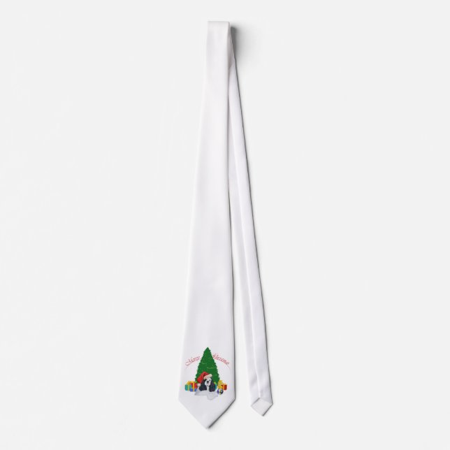 Corbata Cocker Spaniel Americano Navidad (Anverso)
