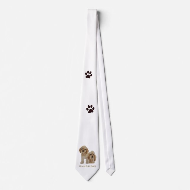 Corbata cocker Spaniels (Anverso)