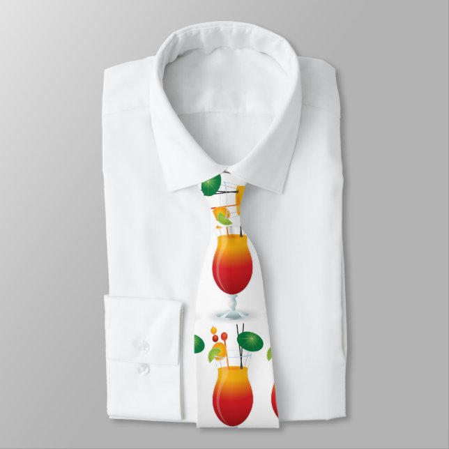 Corbata Cóctel de las islas caribeñas (Atado)