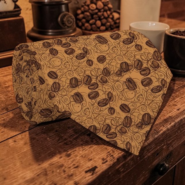 Corbata Coffee Latte Lovers Custom Necktie (Subido por el creador)