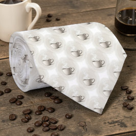 Corbata Coffee Latte Lovers Custom Necktie
