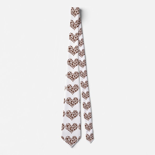 Corbata Coffee Lover Heart Thunder_Cove (Anverso)