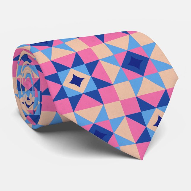 Corbata Colcha de bloque de estrella moderna (Enrollado)