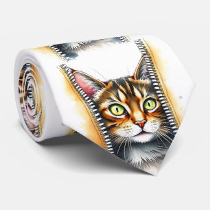 Corbata Colección de gatos de color acuático muy popular