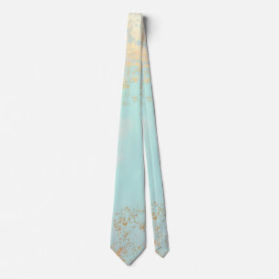 Corbata Colección de lujo moderna en rosa suave y menta de