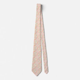 Corbata Colección de lujo tendencia rosa rubor menta dorad