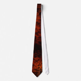 Corbata Colección de puntas de arte FRACTAL RED FIRE