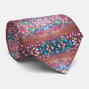 Corbata Colección holográfica de moda para purpurinas Opal