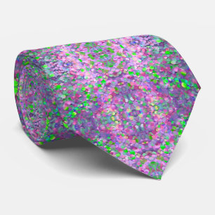 Corbata Colección holográfica moderna de Opal purpurina