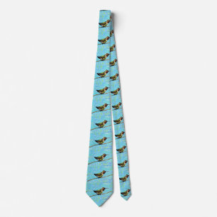 Corbata Colibrí listo para volar pintura