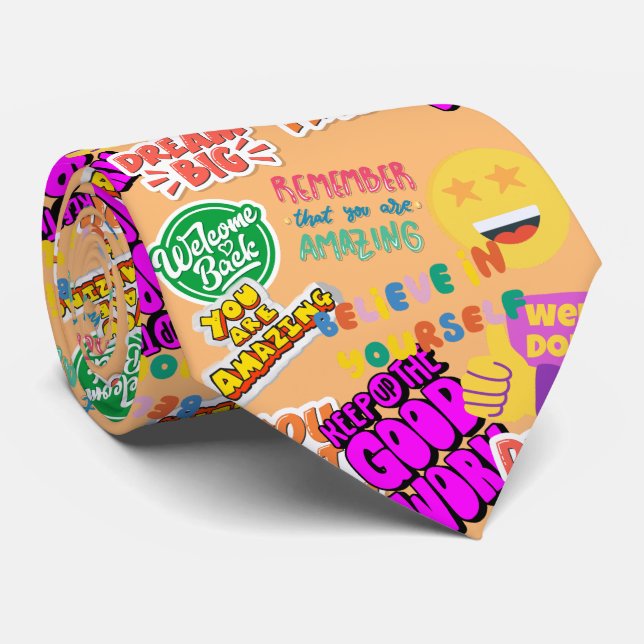 Corbata Collage de estímulo definitivo (Enrollado)