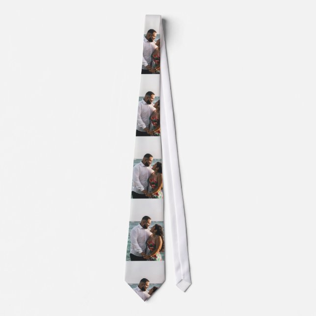 Corbata Collage de fotos personalizado (Anverso)