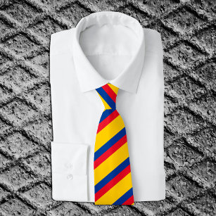 Corbata Colombia Lazos, moda Bandera Colombiana, negocios