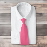 Corbata Color claro rosa rosa sólido sandía rosa<br><div class="desc">Diseño rosa de la sandía rosa sólida de color rosa sólido.</div>