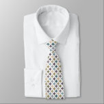 Corbata Color de caída del patrón hipocicloide geométrico<br><div class="desc">Patrón Estrella Hipocicloide Geométrico en tonos cálidos de caída de ciruela,  caqui,  tostado,  gris y verde azulado. Disponible en diversos productos.</div>