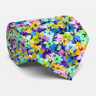 Corbata Color del agua orquídea,