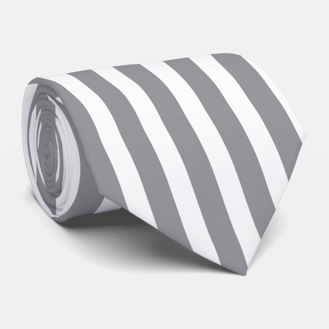 Corbata Color personalizable: rayas verticales (Enrollado)