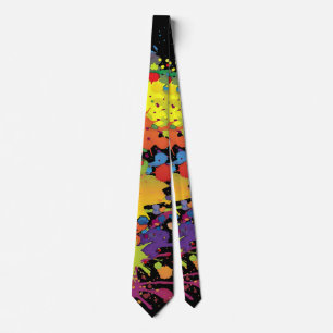 Corbata COLOR SALPICADURA DIVERTIDA II + tu fondo e ideas