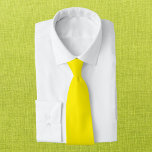 Corbata Color sólido amarillo canario<br><div class="desc">Color sólido amarillo canario</div>