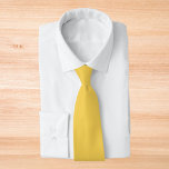 Corbata Color sólido amarillo de la rosa de primo<br><div class="desc">Color sólido amarillo de la rosa de primo</div>