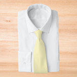 Corbata Color sólido amarillo de mantequilla<br><div class="desc">Color sólido amarillo de mantequilla</div>